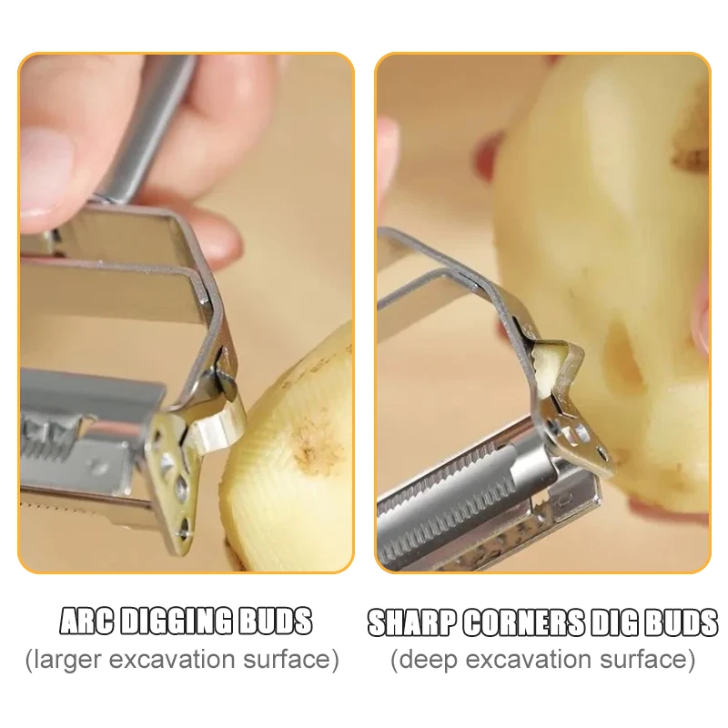 Multifunctional Fruit And Vegetable Peeler 4 Multifunctional Fruit And Vegetable Peeler 4